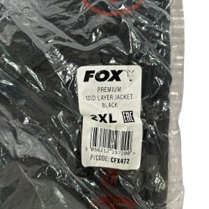1x Fox Premium Mid Layer Jacket Black - 2XL - S107 - PRE LOVED - Image 5