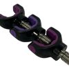 3x Jag Small Black Lockdowns with Purple Inserts - J15 - PRE LOVED
