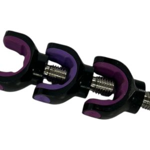 3x Jag Small Black Lockdowns with Purple Inserts - J15 - PRE LOVED - Image 3