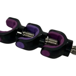 3x Jag Small Black Lockdowns with Purple Inserts - J15 - PRE LOVED - Image 4