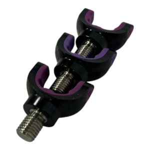 3x Jag Small Black Lockdowns with Purple Inserts - J15 - PRE LOVED - Image 5