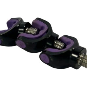 3x Jag Small Black Lockdowns with Purple Inserts - I2 - PRE LOVED - Image 2