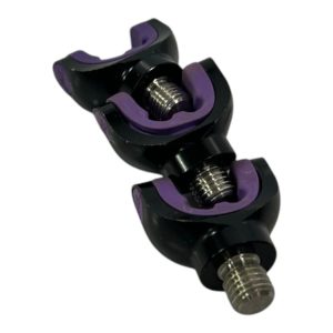 3x Jag Small Black Lockdowns with Purple Inserts - I2 - PRE LOVED - Image 3