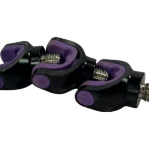 3x Jag Small Black Lockdowns with Purple Inserts - I2 - PRE LOVED - Image 5
