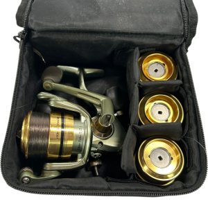 1x Shakepeare Mach 3 3500 FD Reel with Spare Spools in Case - E7 - PRE LOVED - Image 4