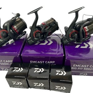 3x Daiwa Emcast Carp 5000C-QD with Spare Spools in Boxes - PRE LOVED - Image 5