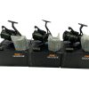 3x Fox 120000 XC with Spare Spools in Boxes - PRE LOVED