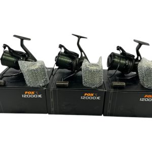 3x Fox 120000 XC with Spare Spools in Boxes - PRE LOVED