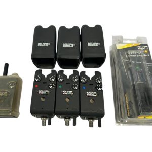 3x Delkim Txi Plus B/R/G with Rx Pro Receiver and Snags  - J25 - PRE LOVED