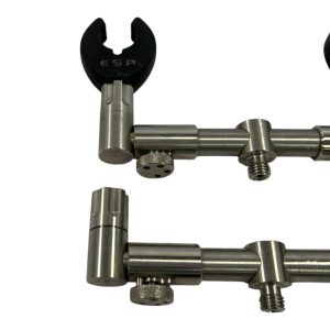 2x Jag Stainess 2 Rod Adjustable Buzzbars 5'' with ESP Butt Grips - F15 - PRE LOVED - Image 2