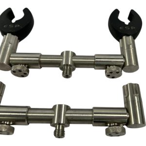 2x Jag Stainess 2 Rod Adjustable Buzzbars 5'' with ESP Butt Grips - F15 - PRE LOVED - Image 3