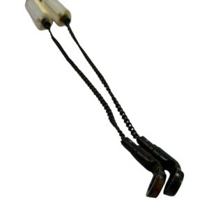 2x Korda Black and White Bobbins - Medium White - DISCOLOURED - I24 - PRE LOVED - Image 4