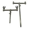 2x Unbranded Stainless 2 Rod Buzzbars 7''With Butt Rests and Sticks 6/12'' - E17 - PRE LOVED