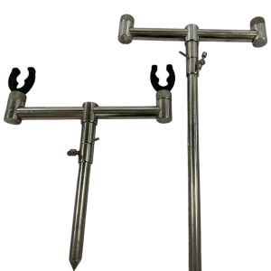 2x Unbranded Stainless 2 Rod Buzzbars 7''With Butt Rests and Sticks 6/12'' - E17 - PRE LOVED - Image 3