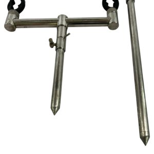 2x Unbranded Stainless 2 Rod Buzzbars 7''With Butt Rests and Sticks 6/12'' - E17 - PRE LOVED - Image 5