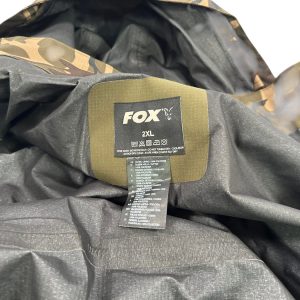 1x Fox Khaki 10k Rain Jacket - XXL - U142 - PRE LOVED - Image 5