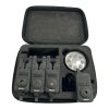 3x Sonik SKS2 Alarms with Receiver and Bivvy Light in Case - F7 - PRE LOVED
