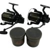 2x Fox EOS 12000 FS with Spare Spools - H6 - PRE LOVED
