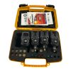 3x ND Alarms with Receiver and Accessories in Case - B14 - PRE LOVED