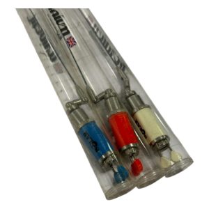 3x Solar Long Titanium Arms with Bobbins - Red Blue White - D5 - PRE LOVED - Image 5