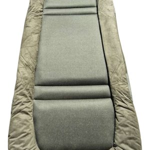 1x SOLAR BEDCHAIR WITH PILLOW AND AQUA COVER - REDX132 - PRE LOVED
