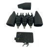 3x Nash R3 Alarms with Receiver - B/G/R - j24 - PRE LOVED