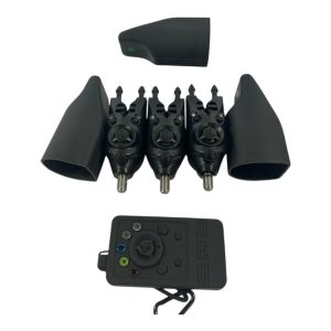 3x Nash R3 Alarms with Receiver - B/G/R - j24 - PRE LOVED