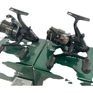 Alternative view of 2x Shimano DL4000FB baitrunner with Spare Spools In Boxes - S114 - PRE LOVED