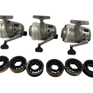 3x DAM Quick CTE 135 Closed Face Reels with Spare Spools - F10 - PRE LOVED