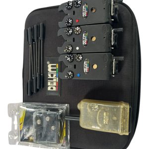 3x Delkim Txi Plus with Receiver Snags and D Loks - R/W/B In Presentation Case  - I150 - PRE LOVED