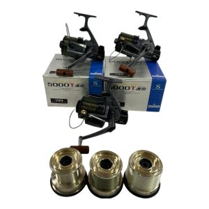 3x Daiwa Tournament 5000T with Weston Spools and Caps and Origninal Spools  - U135 - PRE LOVED