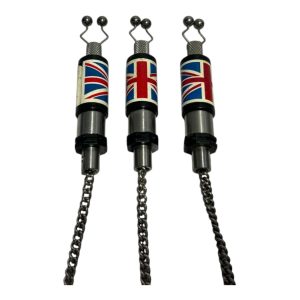 3x Solar Bobbins Union Jack Bobbins with Hockey Sticks and Chains - A17 - PRE LOVED - Image 5