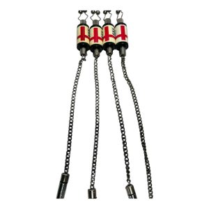 Alternative view of 4x Solar Bobbins England Bobbins with 3 Hockey Sticks (Not Solar) and Chains - D4 - PRE LOVED