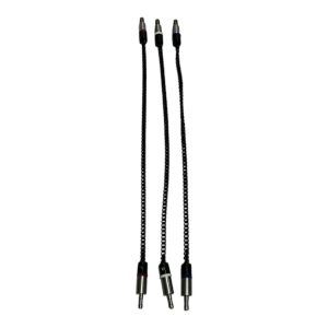 3x Solar Black Chains with Quick Adapters - A20 - PRE LOVED