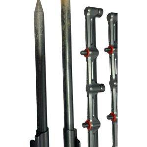2x Taska 3 Rod Buzz Bars With Sticks In Buzz Bar Pouch - S141 - PRE LOVED - Image 3