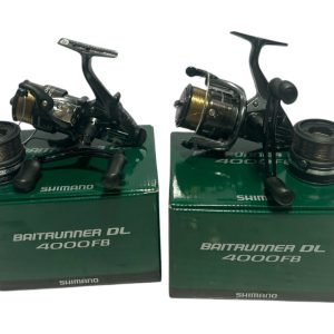 2x Shimano DL 4000 FB With Spare Spools In Boxes - PRE LOVED