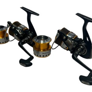 Alternative view of 2x Daiwa TDM 4012 with Spare Spools - B2 - PRE LOVED