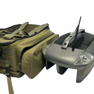 Alternative view of 1x New Direction Bait Boat 2 - Gps, Extra Battery Deeper Arm Carry Rucksack - WHIY14 - PRE LOVED