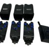 3x Delkim Txi Plus Alarms With Recevier  2x Snags And D Loks In Nash 30 Years Buzz Bar Case - A15 - PRE LOVED