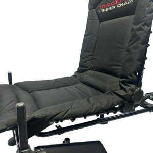 1x Preston Monster Feeder Chair With Side Tray And Rod Rest - GREB103 - PRE LOVED