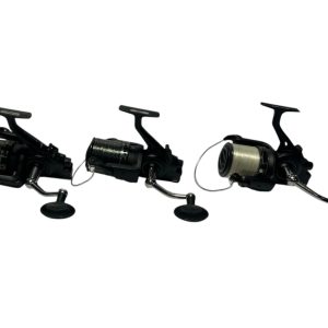 3x Fox FS 12000E with Spare Spools  In Case - S155 - PRE LOVED