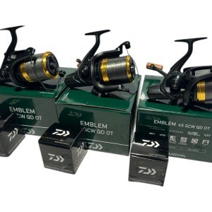 3x Daiwa Emblem 45 SCW 20 QD OT with Spare Spools with Boxes - PRE LOVED - Image 5