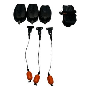 3x Fox RX+ Alarms with Receiver with Orange Dumby Bobbins - C25 - PRE LOVED - Image 5