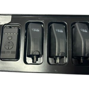 3x Nash R2 Bite Alarms & Receiver With Bobbins - C23 - PRE LOVED