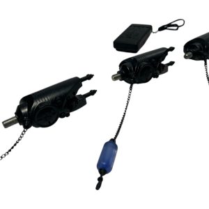 3x Nash R2 Bite Alarms & Receiver With Bobbins - E16 - PRE LOVED - Image 3