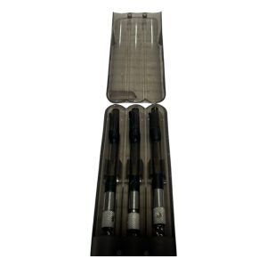 Alternative view of 3x Korda Mk2 Stow Bobbins (Black) In Case - A27 - PRE LOVED