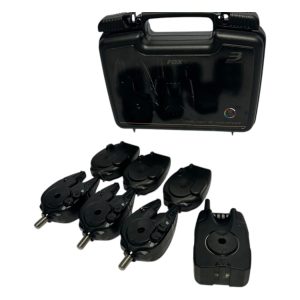 Alternative view of 3x Fox Mx+ Alarms with Receiver - B15 - PRE LOVED