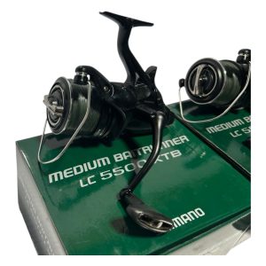 Alternative view of 3x Shimano Longcast 5500 XTB with Spare Spools In Box - PRE LOVED
