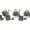 3x Shimano Aero Technium MGS 14000 XSC with Spare Spools - H8 - PRE LOVED
