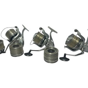 Alternative view of 3x Shimano Aero Technium MGS 14000 XSC with Spare Spools - H8 - PRE LOVED